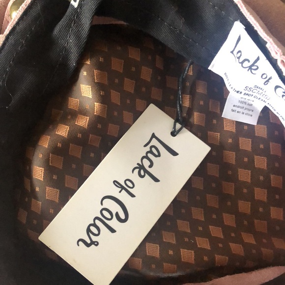 Lack Of Color Lola Pink Suede Hat - Picture 2 of 8